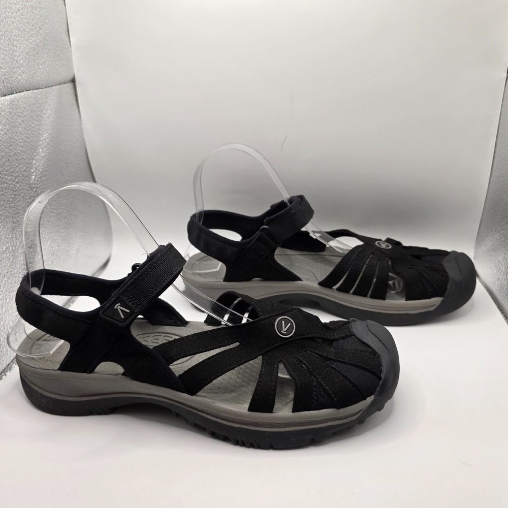 KEEN Rose Women's Sandals Water Hiking Walking Black Size 9.5 - Picture 3 of 7